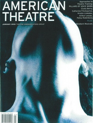 Magazine cover of American Theatre Magazine