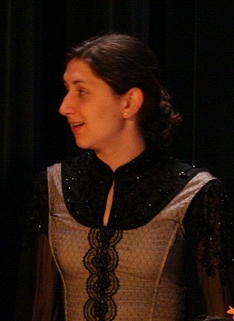 Sasha Berger in costume